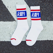 Load image into Gallery viewer, CHAOZHU Black White Cotton Socks AB Side Don't Follow Me I'm Lost too Creative Unisex Women Men Casual Socks Daily