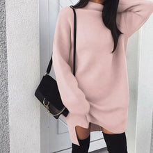 Load image into Gallery viewer, Meihuida 2019 New Women's Autumn Winter Long Sleeve Sweater Turtleneck Warm Soft Knitted Sweater Casual Loose Pullover Tops