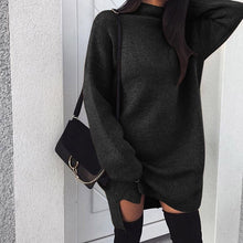 Load image into Gallery viewer, Meihuida 2019 New Women's Autumn Winter Long Sleeve Sweater Turtleneck Warm Soft Knitted Sweater Casual Loose Pullover Tops