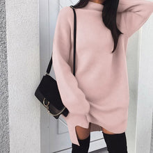 Load image into Gallery viewer, Meihuida 2019 New Women's Autumn Winter Long Sleeve Sweater Turtleneck Warm Soft Knitted Sweater Casual Loose Pullover Tops