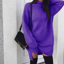 Load image into Gallery viewer, Meihuida 2019 New Women's Autumn Winter Long Sleeve Sweater Turtleneck Warm Soft Knitted Sweater Casual Loose Pullover Tops