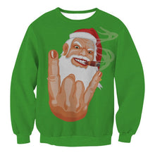 Load image into Gallery viewer, Unisex Men Women 2019 Large Size Christmas Sweater Print Round Neck Ladies Autumn Thin Winter Tops Clothing Long Sleeve Xmas XL