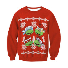 Load image into Gallery viewer, Unisex Men Women 2019 Large Size Christmas Sweater Print Round Neck Ladies Autumn Thin Winter Tops Clothing Long Sleeve Xmas XL
