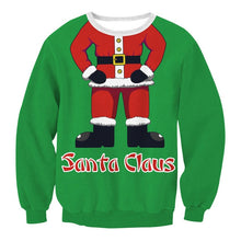 Load image into Gallery viewer, Unisex Men Women 2019 Large Size Christmas Sweater Print Round Neck Ladies Autumn Thin Winter Tops Clothing Long Sleeve Xmas XL