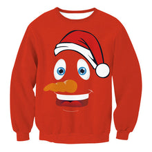 Load image into Gallery viewer, Unisex Men Women 2019 Large Size Christmas Sweater Print Round Neck Ladies Autumn Thin Winter Tops Clothing Long Sleeve Xmas XL