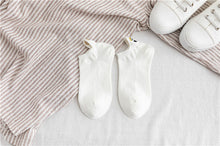 Load image into Gallery viewer, Kawaii Embroidered Expression Women Socks Cotton Harajuku Happy Funny Socks Women Christmas Gifts Ankle 1 Pair Size 35-40