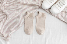 Load image into Gallery viewer, Kawaii Embroidered Expression Women Socks Cotton Harajuku Happy Funny Socks Women Christmas Gifts Ankle 1 Pair Size 35-40