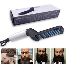 Load image into Gallery viewer, Multifunctional Hair Comb Brush Beard Straightener Hair Straighten Straightening Comb Hair Curler Quick Hair Styler For Men