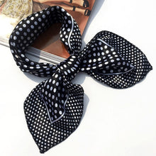 Load image into Gallery viewer, 50*50 Multifunction Silk Scarf women fashion Printed Scarves Hair Tie Flower Leopard Striped Ribbon Headwear Retro Neckerchief