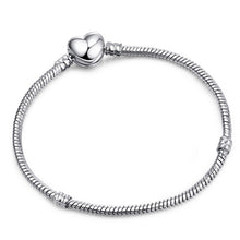 Load image into Gallery viewer, BAOPON High Quality Authentic Silver Color Snake Chain Fine Bracelet Fit European Charm Bracelet for Women DIY Jewelry Making