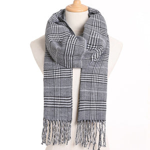 [VIANOSI] 2019 Luxury Design Men Scarf Foulard Plaid Scarves Poncho Casual Winter Scarfs Male Bufandas Hombre