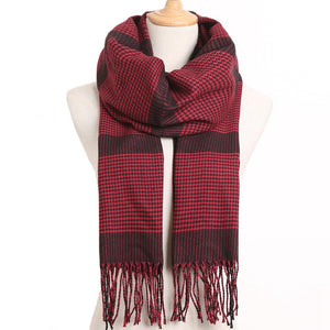 [VIANOSI] 2019 Luxury Design Men Scarf Foulard Plaid Scarves Poncho Casual Winter Scarfs Male Bufandas Hombre