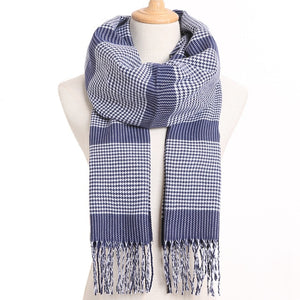 [VIANOSI] 2019 Luxury Design Men Scarf Foulard Plaid Scarves Poncho Casual Winter Scarfs Male Bufandas Hombre