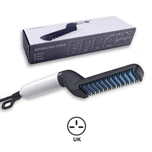 Load image into Gallery viewer, Multifunctional Hair Comb Brush Beard Straightener Hair Straighten Straightening Comb Hair Curler Quick Hair Styler For Men