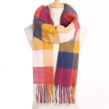 Load image into Gallery viewer, [VIANOSI] 2019 Plaid Winter Scarf Women Warm Foulard Solid Scarves Fashion Casual Scarfs Cashmere Bufandas Hombre