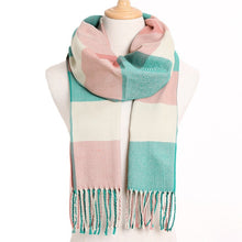 Load image into Gallery viewer, [VIANOSI] 2019 Plaid Winter Scarf Women Warm Foulard Solid Scarves Fashion Casual Scarfs Cashmere Bufandas Hombre