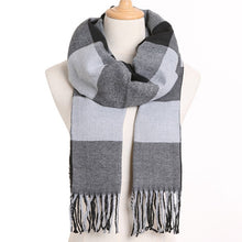 Load image into Gallery viewer, [VIANOSI] 2019 Plaid Winter Scarf Women Warm Foulard Solid Scarves Fashion Casual Scarfs Cashmere Bufandas Hombre