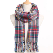 Load image into Gallery viewer, [VIANOSI] 2019 Plaid Winter Scarf Women Warm Foulard Solid Scarves Fashion Casual Scarfs Cashmere Bufandas Hombre