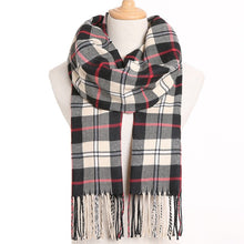 Load image into Gallery viewer, [VIANOSI] 2019 Plaid Winter Scarf Women Warm Foulard Solid Scarves Fashion Casual Scarfs Cashmere Bufandas Hombre
