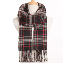 Load image into Gallery viewer, [VIANOSI] 2019 Plaid Winter Scarf Women Warm Foulard Solid Scarves Fashion Casual Scarfs Cashmere Bufandas Hombre