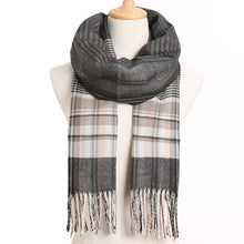 Load image into Gallery viewer, [VIANOSI] 2019 Plaid Winter Scarf Women Warm Foulard Solid Scarves Fashion Casual Scarfs Cashmere Bufandas Hombre