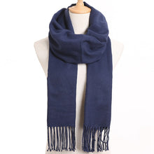 Load image into Gallery viewer, [VIANOSI] 2019 Plaid Winter Scarf Women Warm Foulard Solid Scarves Fashion Casual Scarfs Cashmere Bufandas Hombre
