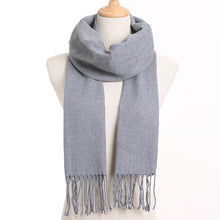 Load image into Gallery viewer, [VIANOSI] 2019 Plaid Winter Scarf Women Warm Foulard Solid Scarves Fashion Casual Scarfs Cashmere Bufandas Hombre