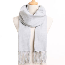 Load image into Gallery viewer, [VIANOSI] 2019 Plaid Winter Scarf Women Warm Foulard Solid Scarves Fashion Casual Scarfs Cashmere Bufandas Hombre