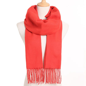 [VIANOSI] 2019 Plaid Winter Scarf Women Warm Foulard Solid Scarves Fashion Casual Scarfs Cashmere Bufandas Hombre