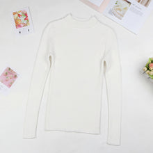 Load image into Gallery viewer, DeRuiLaDy 2019 Fall New Women Turtleneck Sweater Pullover Black Pink Knitted Slim Sweaters Tops Winter Casual Sweater Jumper Top