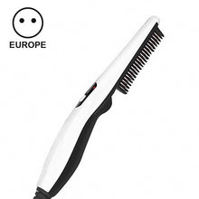 Load image into Gallery viewer, Multifunctional Hair Comb Brush Beard Straightener Hair Straighten Straightening Comb Hair Curler Quick Hair Styler For Men