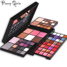 Load image into Gallery viewer, Fashion 74 Color Eyeshadow Palette Set makeup set 36 Eye shadow + 28 Lip Gloss +6 Blush +4 Concealer Make up brush Kit Cosmetics