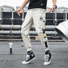 Load image into Gallery viewer, Streetwear Men&#39;s Multi Pockets Cargo Harem Pants Hip Hop Casual Male Track Pants Joggers Trousers Fashion Harajuku Men Pants