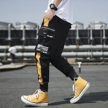 Load image into Gallery viewer, Streetwear Men&#39;s Multi Pockets Cargo Harem Pants Hip Hop Casual Male Track Pants Joggers Trousers Fashion Harajuku Men Pants