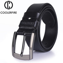 Load image into Gallery viewer, men high quality genuine leather belt luxury designer belts men cowskin fashion Strap male Jeans for man cowboy free shipping