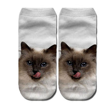 Load image into Gallery viewer, RUBU women&#39;s funny animal Cute 3D Print Socks Women Ankle Socks Unisex Socks Hot women Fashion Sox cartoon cat for female 5H1