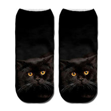 Load image into Gallery viewer, RUBU women&#39;s funny animal Cute 3D Print Socks Women Ankle Socks Unisex Socks Hot women Fashion Sox cartoon cat for female 5H1